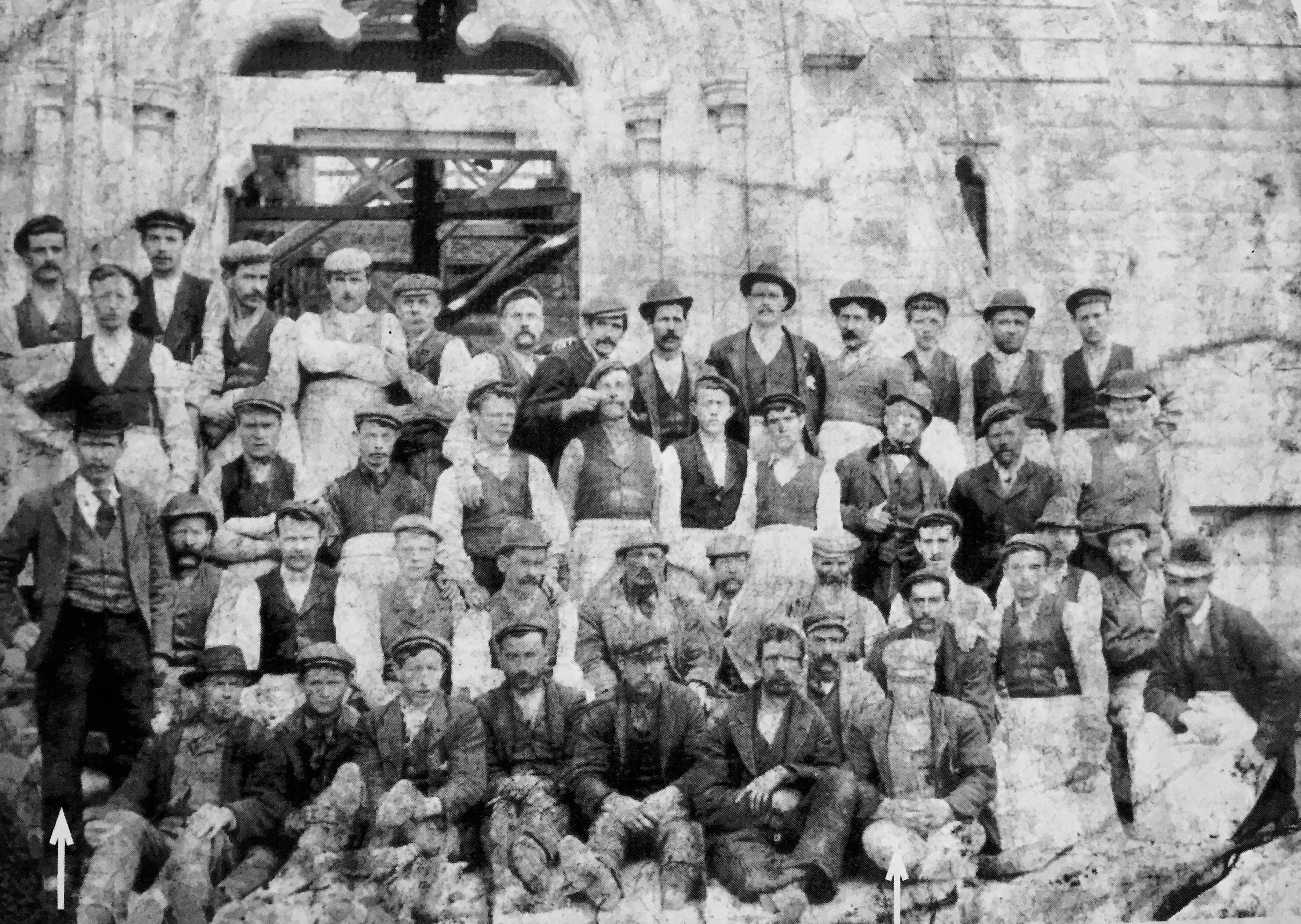 Cathedral Masons 1890s