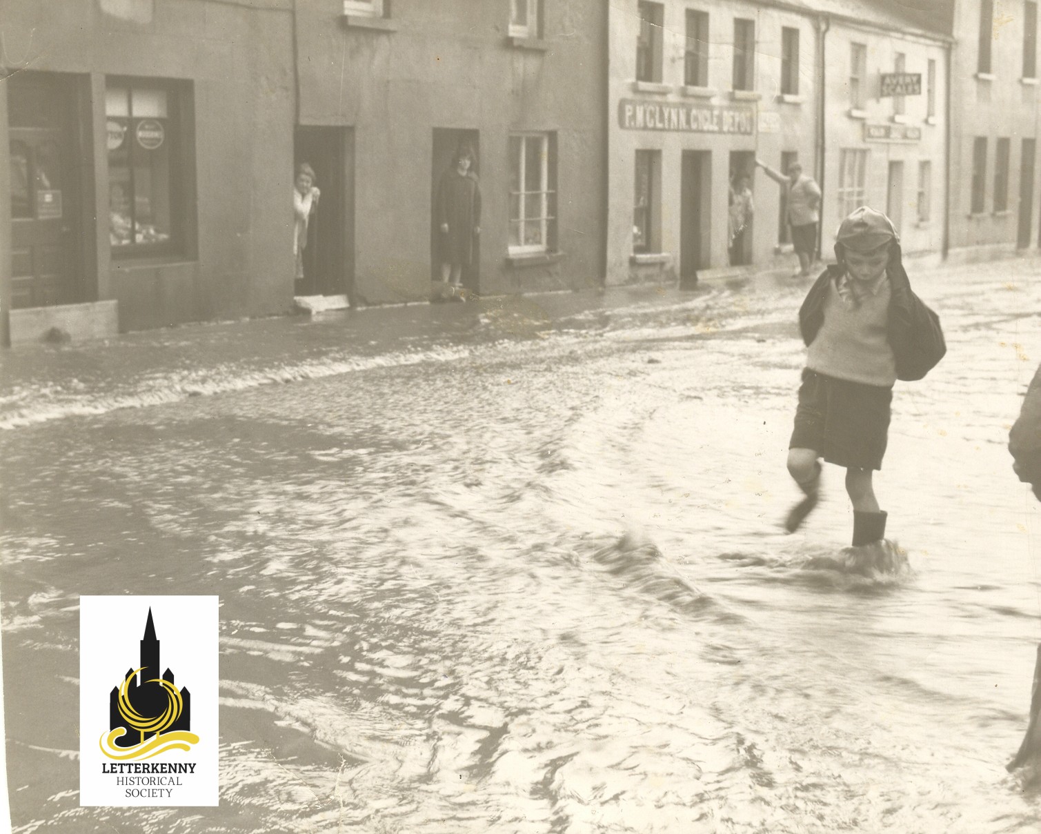 Flooding of the Main Street, 1950s