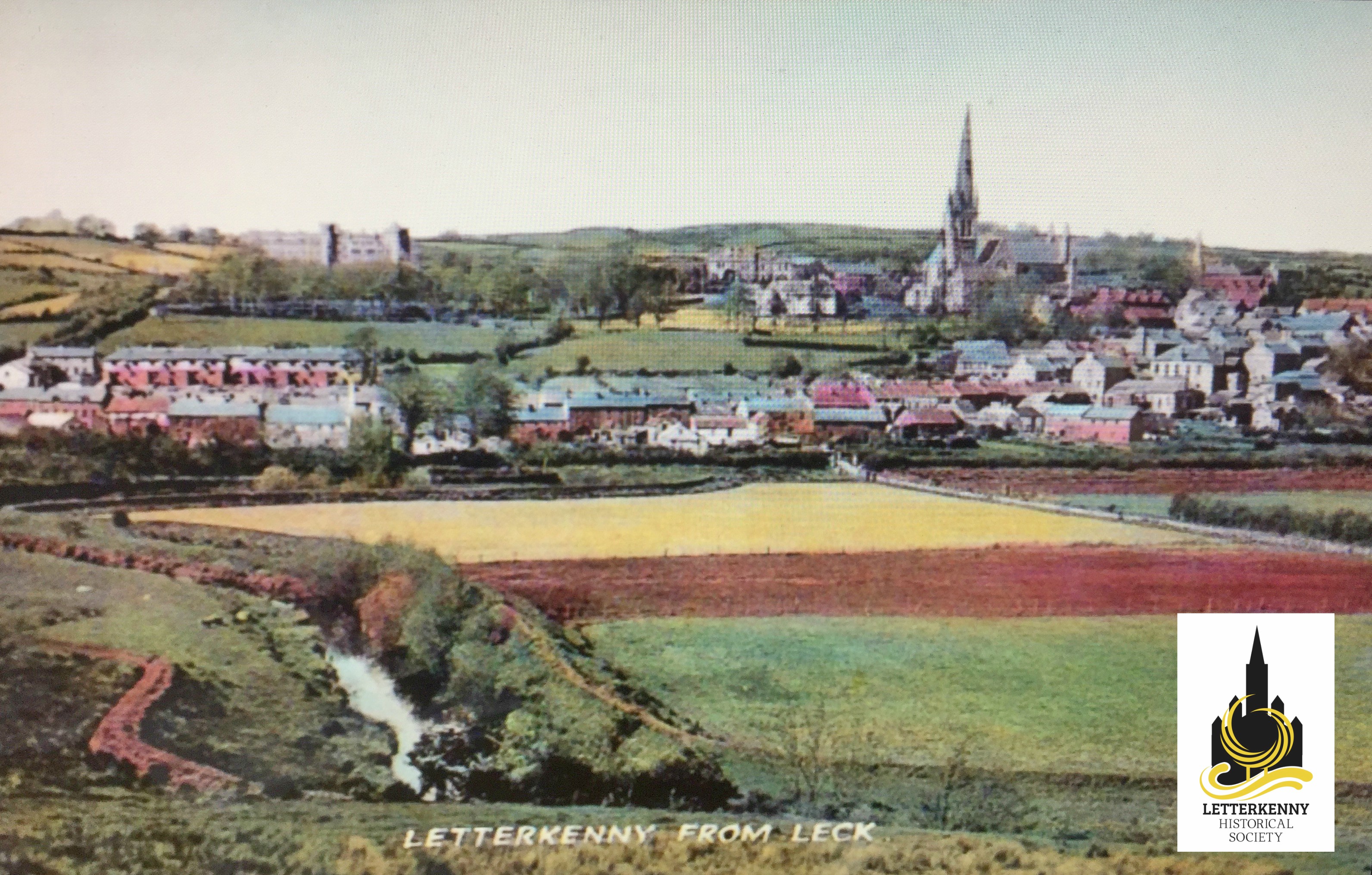 Town view from Leck 1940s